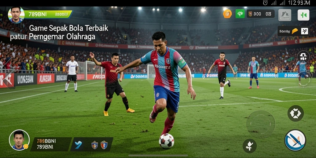 Screenshot gameplay 789BNI menunjukkan aksi seru di lapangan.