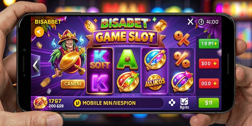 Tampilan gameplay BISABET yang penuh warna dan menarik.