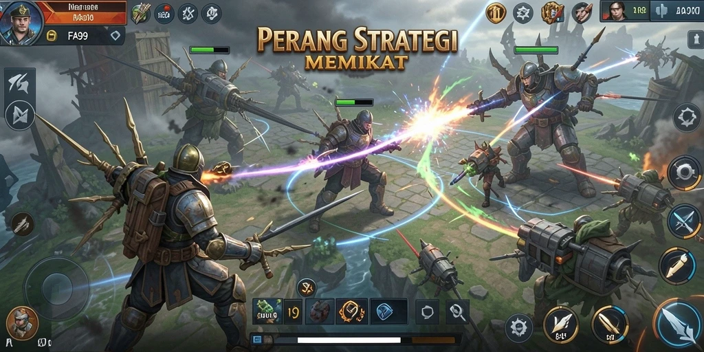 Tampilan menarik dari gameplay SLG yang mengasyikkan.