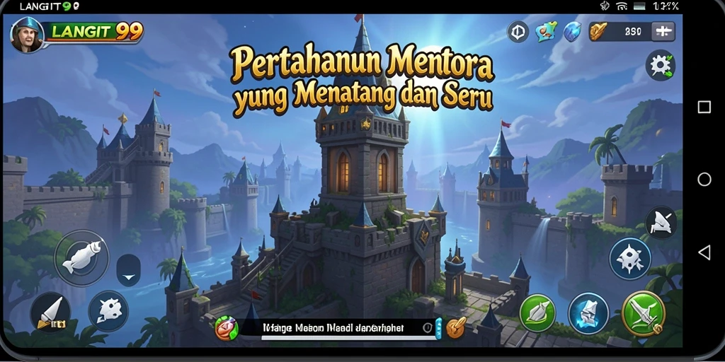Tampilan gameplay LANGIT99 yang menegangkan dan seru.