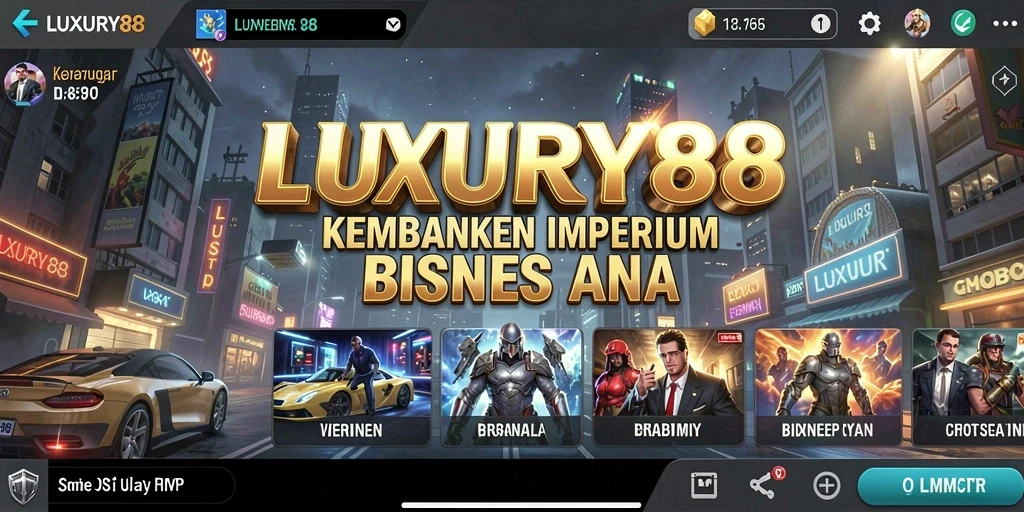Tampilan gameplay LUXURY88 yang menarik dan interaktif.