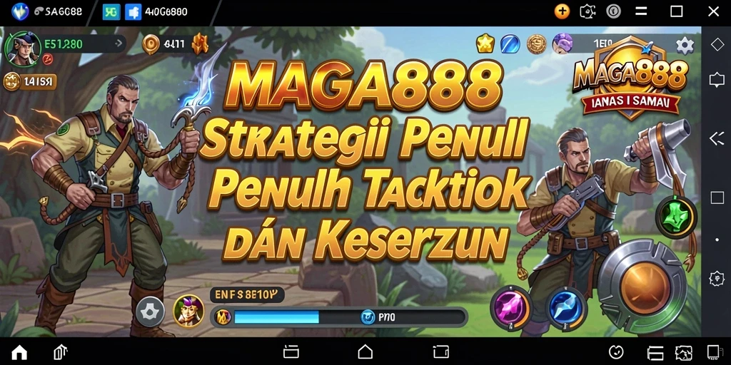 Tampilan gameplay strategis yang mendebarkan dalam MAGA888.