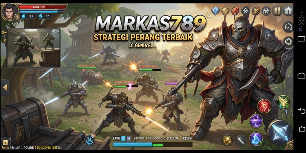 Tampilan gameplay seru dalam MARKAS789 yang menampilkan aksi SLG.