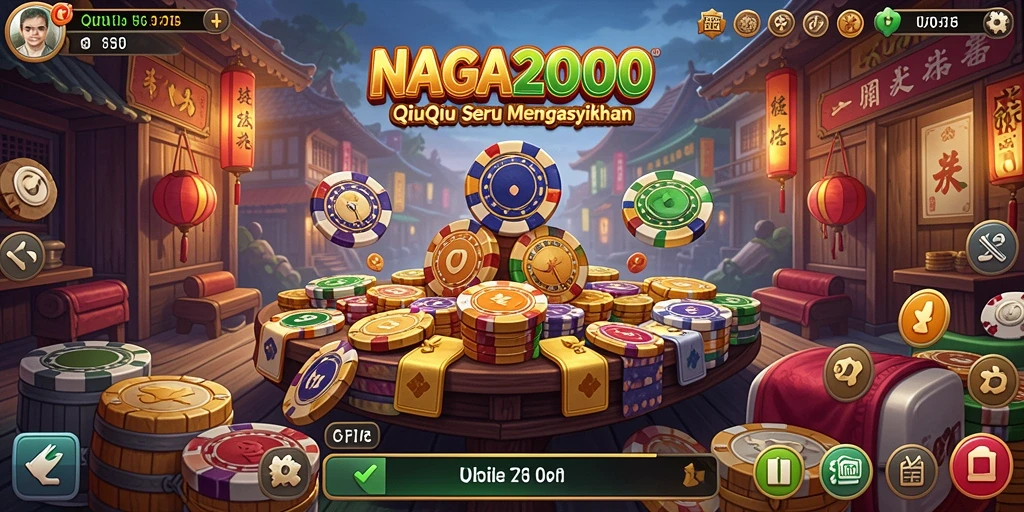 Tampilan gameplay seru NAGA2000 dalam QiuQiu