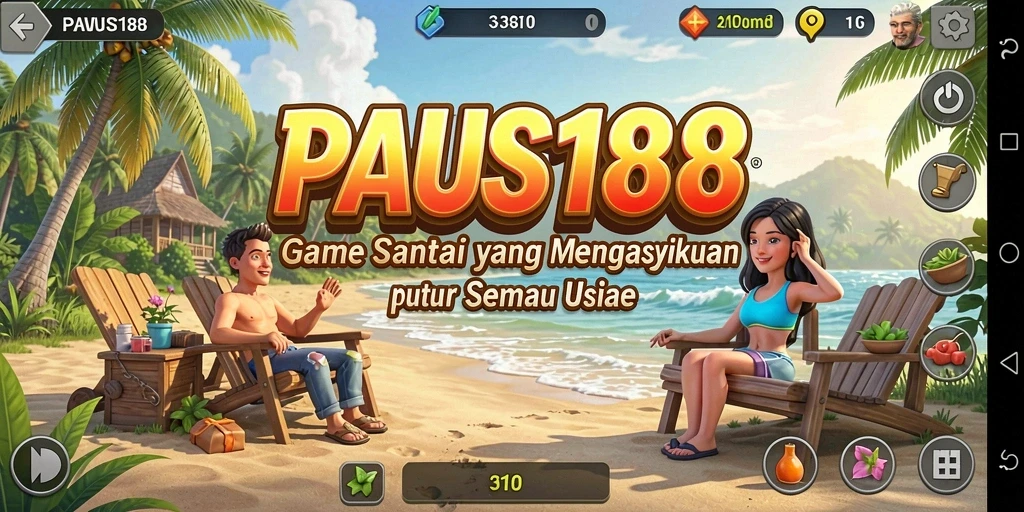 Tampilan gameplay <strong>PAUS188</strong> yang ceria dan interaktif.
