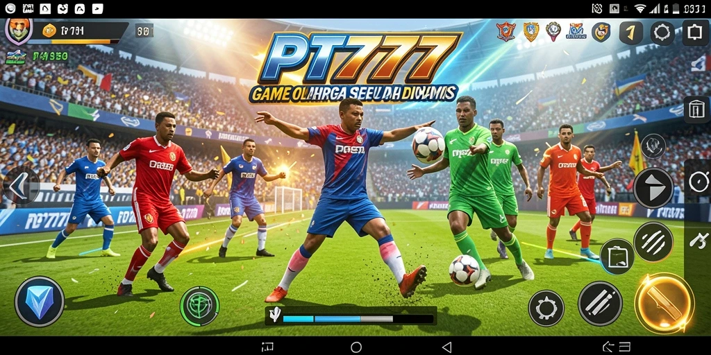 Tampilan gameplay PT777 yang dinamis dan penuh aksi.