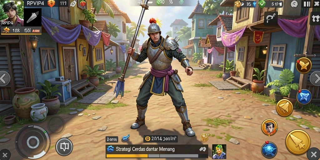 Tampilan gameplay menarik RPVIP4 dengan strategi yang mendebarkan.