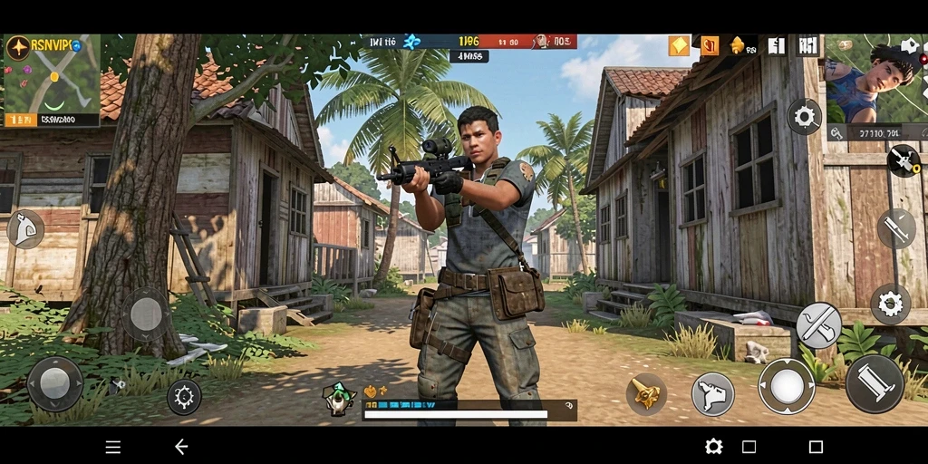 Screenshot RSNVIP6 menampilkan gameplay simulasi yang menarik.