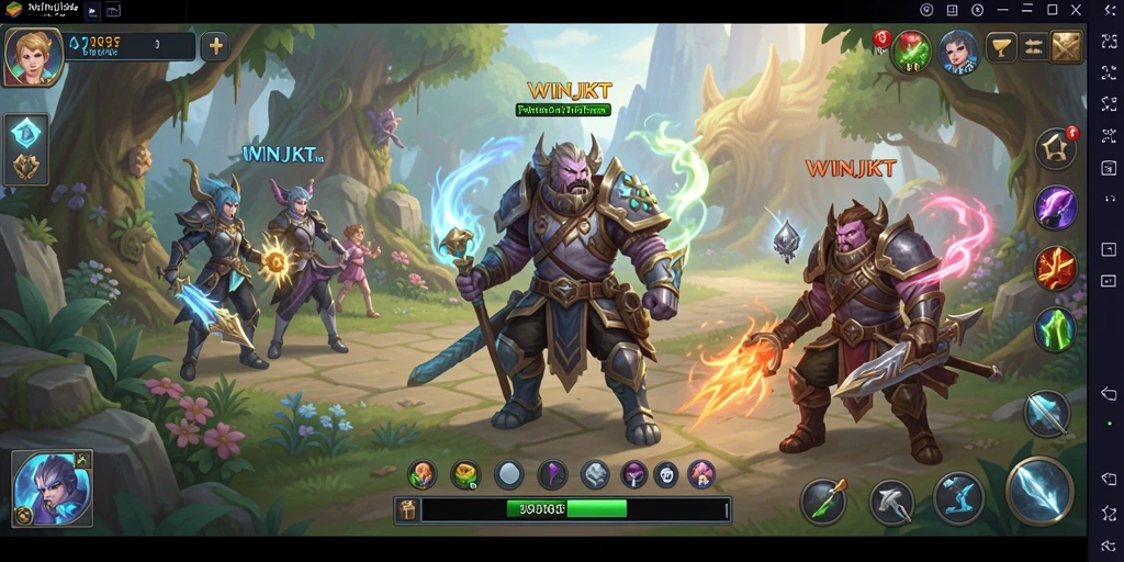 Gameplay seru dan mendalam dalam WINJKT.
